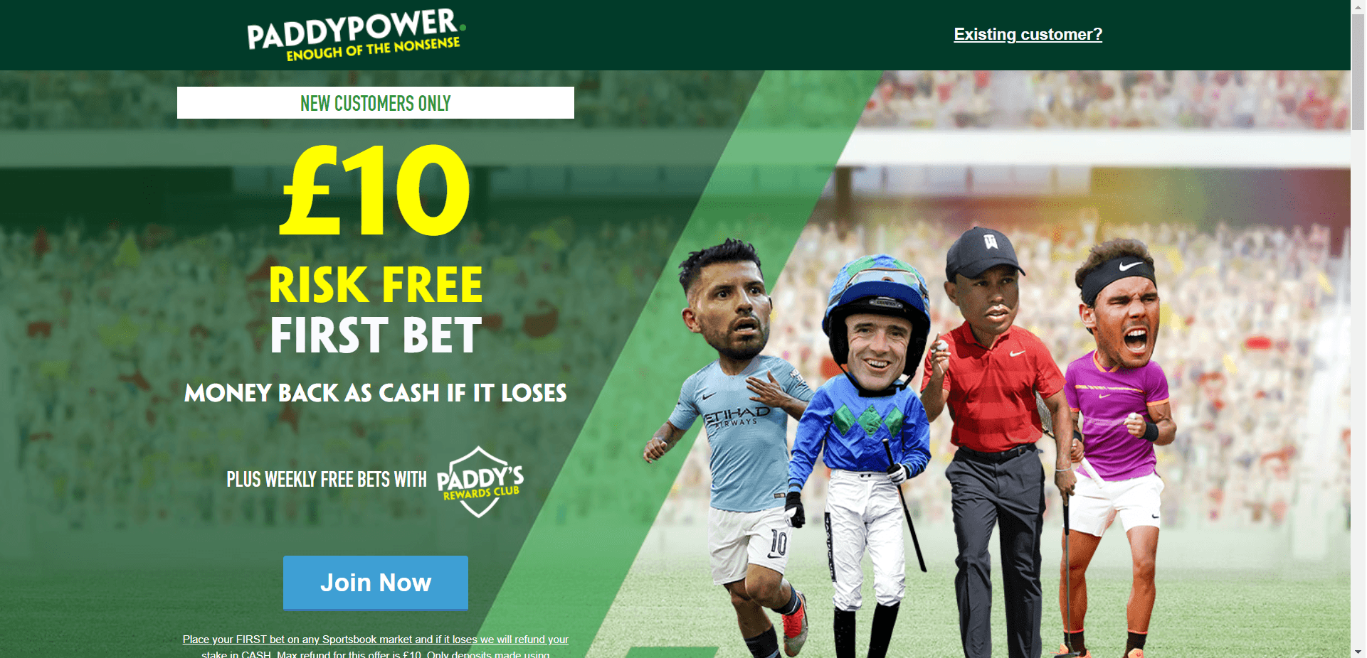 Paddy Power Reload Bonus, Paddy Power Reload Bonus