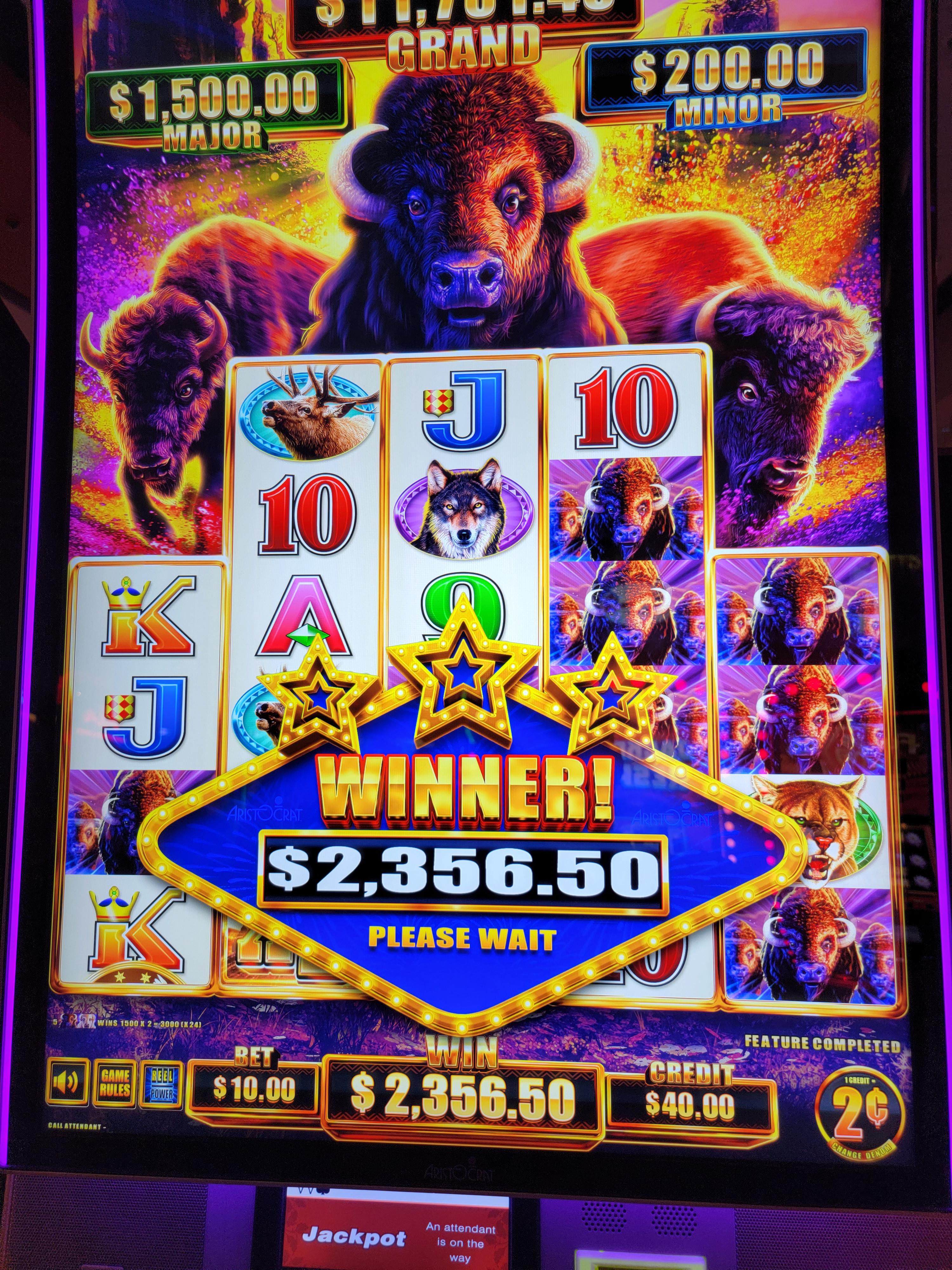 , Buffalo!!! Bought in a couple 100s hit bonus. : gambling &#8211; uBetMobile.com