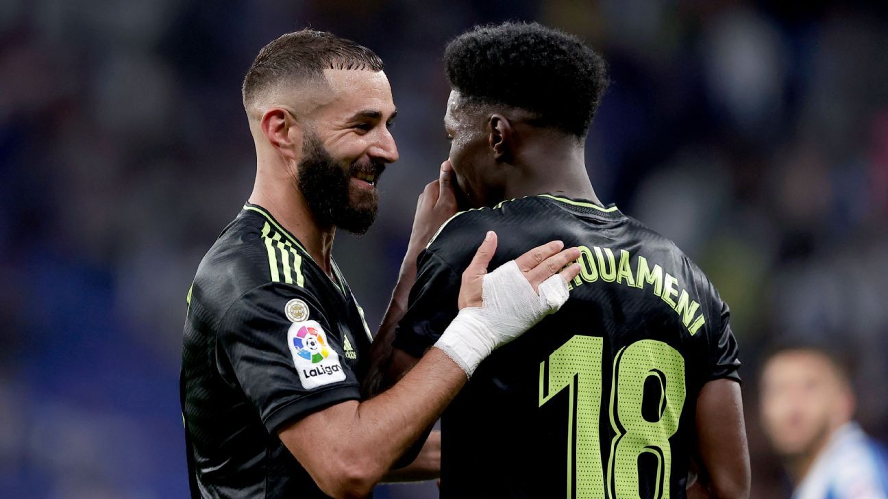 , Karim Benzema rescues Real Madrid at Espanyol as Aurelien Tchouameni lessens loss of Casemiro &#8211; uBetMobile.com