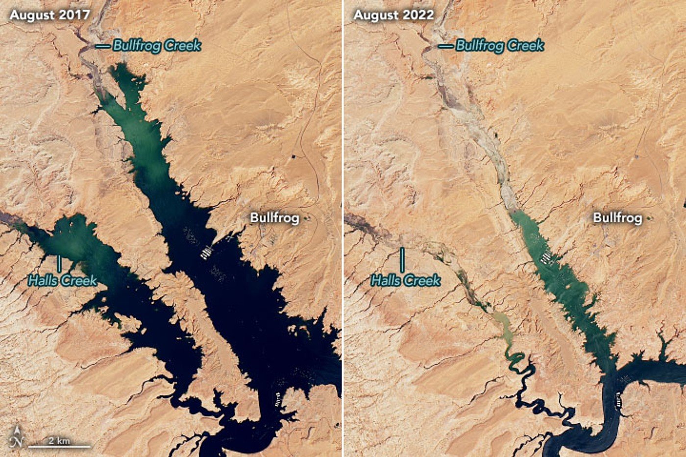 , Lake Powell Water Loss Captured in Shocking New Photos &#8211; uBetMobile.com