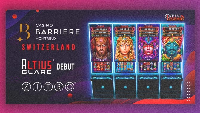 , Zitro’s Altius Glare cabinet makes Swiss debut at Casino Barrière Montreux &#8211; uBetMobile.com