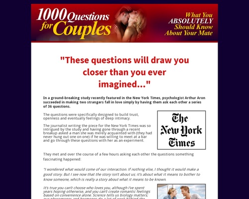 1000 Questions For Couples by Michael Webb relationship expert &#8211; uBetMobile.com