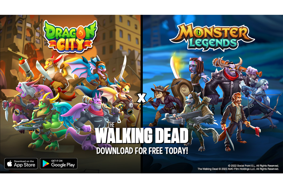 Socialpoint Partners With AMC to Bring The Walking Dead to Dragon City and Monster Legends – European Gaming Industry News &#8211; uBetMobile.com