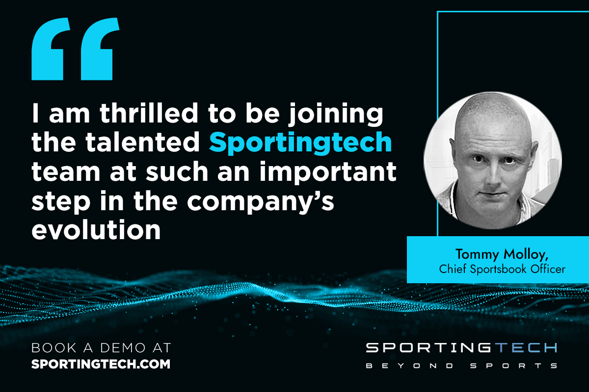 Sportingtech appoints Tommy Molloy as Chief Sportsbook Officer – European Gaming Industry News &#8211; uBetMobile.com