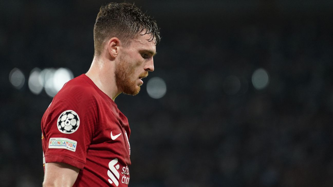 Liverpool&#8217;s Jurgen Klopp confirms Andy Robertson setback as injury crisis worsens &#8211; uBetMobile.com