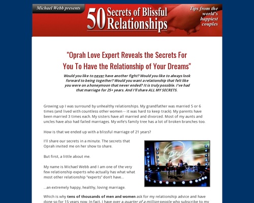 50 Secrets Of Blissful Relationships. &#8211; uBetMobile.com