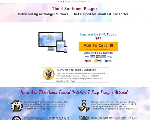 7 Day Prayer Miracle &#8211; 2021 New Spirituality Offer &#8211; High EPCs &#8211; uBetMobile.com