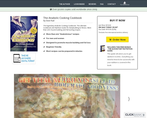 Anabolic Cooking &#8211; Muscle Building Cookbook &#8211; uBetMobile.com