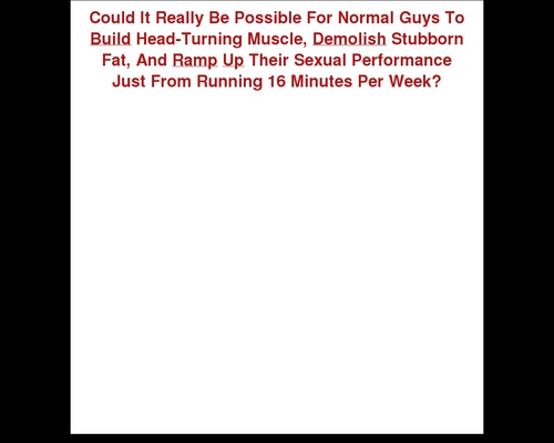 Anabolic Running – uBetMobile.com