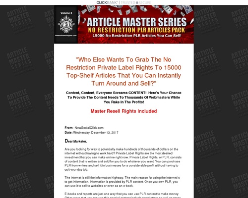 Article Master Series V3 &#8211; uBetMobile.com