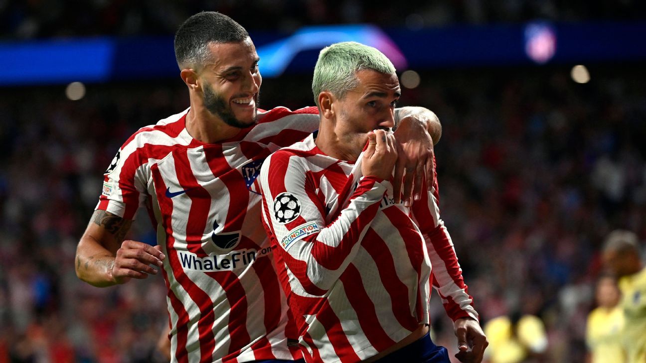 , Atletico Madrid vs. FC Porto &#8211; Football Match Report &#8211; September 7, 2022 &#8211; uBetMobile.com