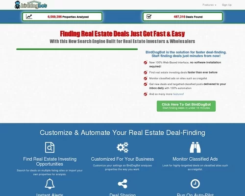 BirdDogBot &#8211; Real Estate Deal-Finding Solution For Investors &#8211; uBetMobile.com