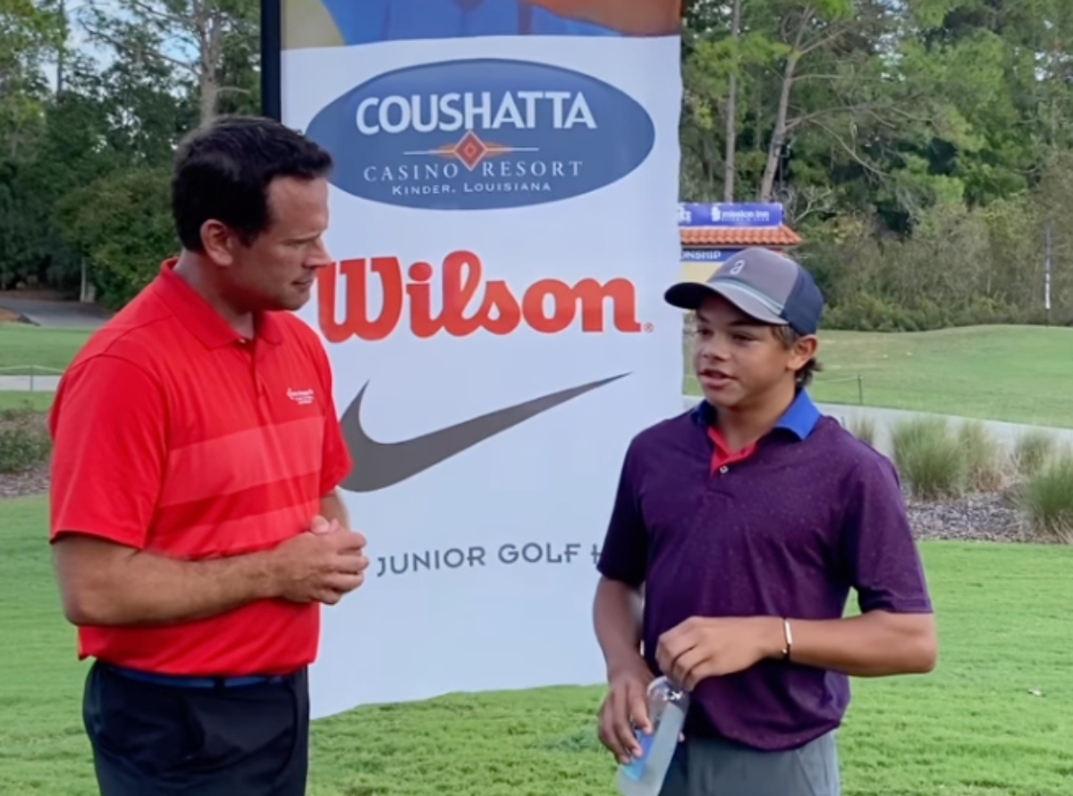 , Charlie Woods Shoots Job-Lower Round With Tiger Woods On The Bag &#8211; uBetMobile.com