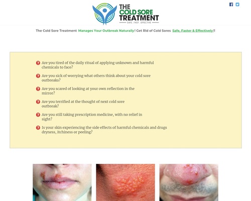 Cold Sore Treatment &#8211; Learn How to Get Rid Of Cold Sores Faster &#8211; uBetMobile.com