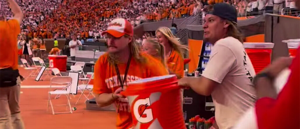 , Comedian Theo Vonn Drenches Tennessee Coach With Gatorade Bath &#8211; uBetMobile.com