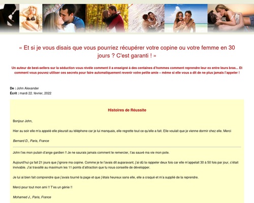 Comment recuperer la femme que vous aimez en moins de 30 jours &#8211; uBetMobile.com