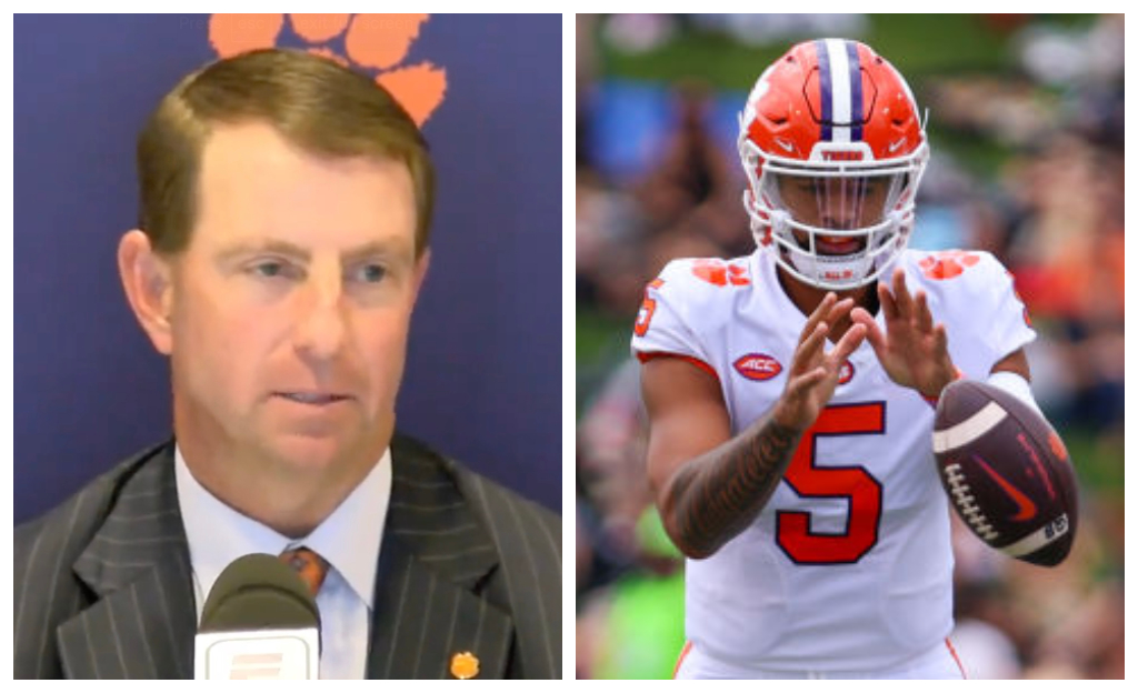 , Dabo Swinney Crushes DJ Uiagalelei&#8217;s Critics – OutKick &#8211; uBetMobile.com