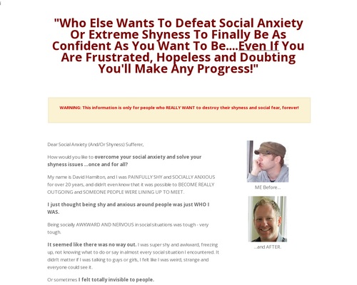 Dissolve Social Anxiety Program &#8211; uBetMobile.com