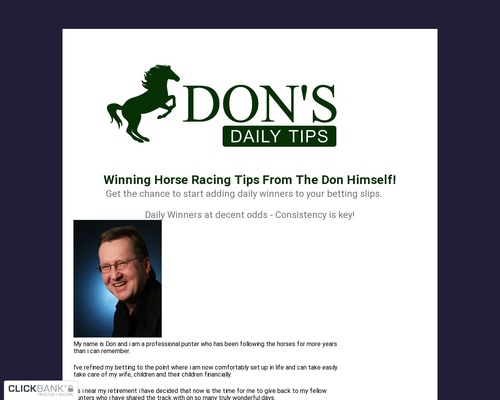 Dons Daily Tips Service &#8211; uBetMobile.com