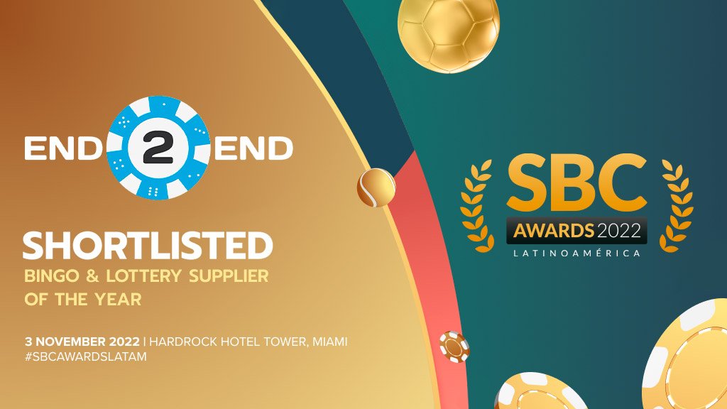 , END 2 END shortlisted for Bingo and Lottery Supplier of the Year at SBC Awards Latinoamérica &#8211; uBetMobile.com