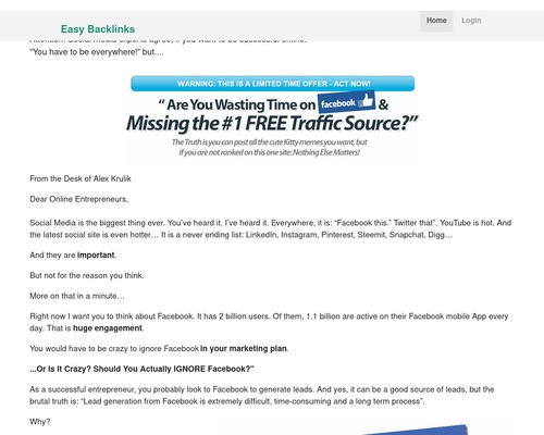 Easy Backlinks &#8211; uBetMobile.com