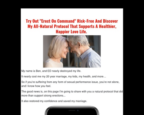 Erect On Command: Highest Converting New Mens Health Offer &#8211; uBetMobile.com