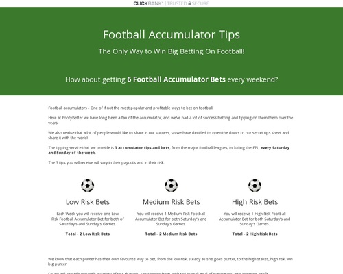 Football Accumulator Tips &#8211; uBetMobile.com