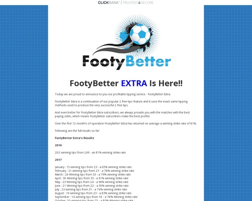 FootyBetter Extra &#8211; uBetMobile.com