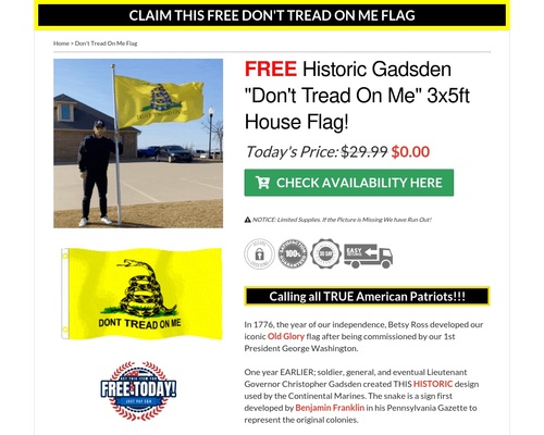 Free Don&#8217;t Tread on Me Flags! &#8211; uBetMobile.com