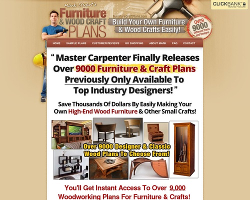 Furniture Craft Plans &#8211; Get $78.90 Per Sale &#8211; Highest Comms! &#8211; uBetMobile.com