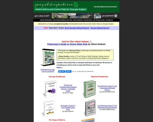 Georgia Fishing Books &#8211; uBetMobile.com