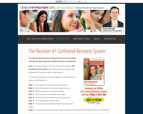 Get Her Back (Action Plan) &#8211; 75% Commission &#8211; uBetMobile.com