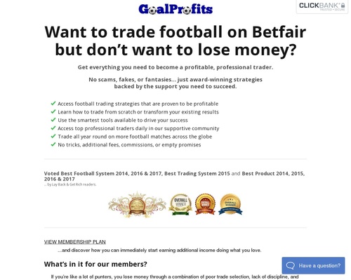 Goal Profits Betfair Football Trading &#038; Team Statistics Software &#8211; uBetMobile.com