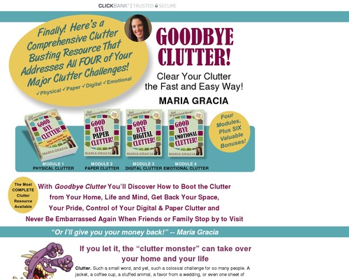 Goodbye Clutter: Clear your clutter the fast &#038; easy way &#8211; uBetMobile.com