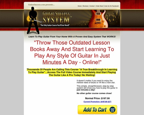 Guitar Success System &#8211; The ONLY Guitar Course You&#8217;ll Ever Need! &#8211; uBetMobile.com