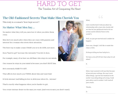 Hard To Get: The Timeless Art of Letting Him Chase You &#8211; uBetMobile.com