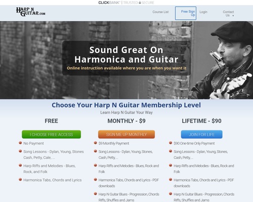 HarpNGuitar.com &#8211; Harmonica and Guitar Lessons &#8211; uBetMobile.com