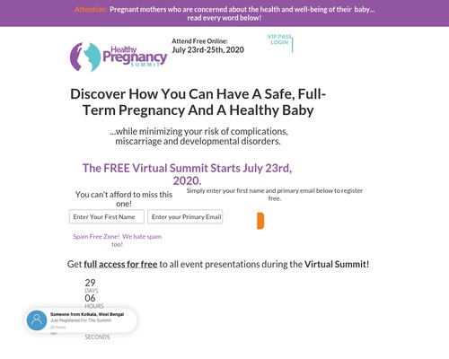 Healthy Pregnancy Summit &#8211; uBetMobile.com