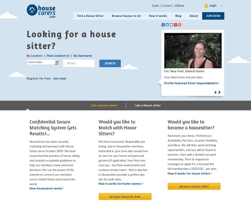 Housecarers.com Worldwide House Sitters and Pet Sitters Directory &#8211; uBetMobile.com