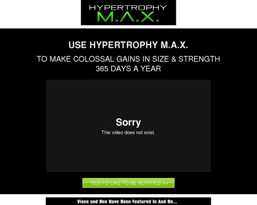 Hypertrophy Max From Vince Del Monte &#038; Ben Pakulski &#8211; uBetMobile.com