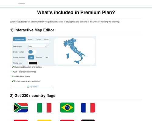 Interactive Map creator, 230+ HD Country Flags and Maps &#8211; WorldMapHD &#8211; uBetMobile.com