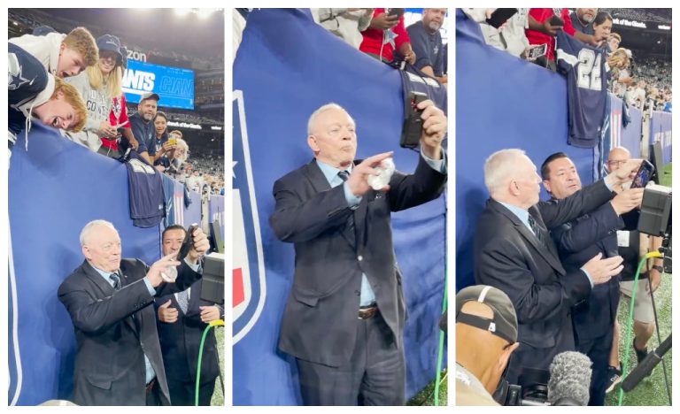 Jerry Jones Struggles Making an attempt To Get A Selfie – OutKick – uBetMobile.com