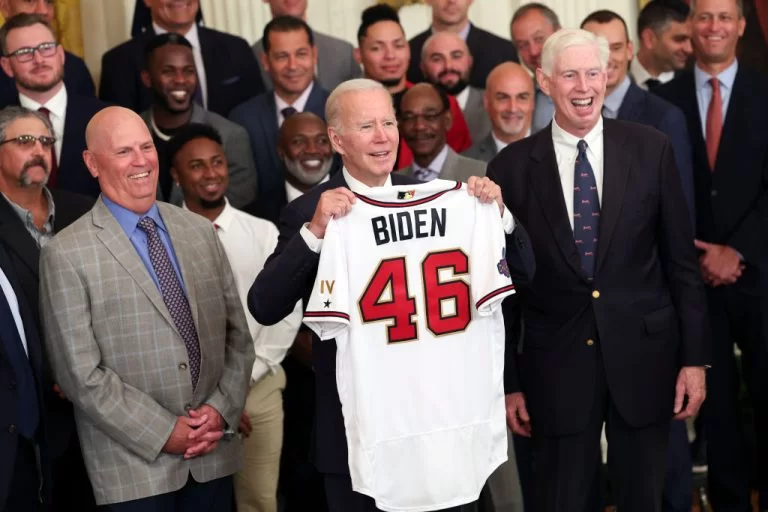 Joe Biden Calls For Pictures With ‘Everyone Under 15′ During Braves’ Visit – uBetMobile.com