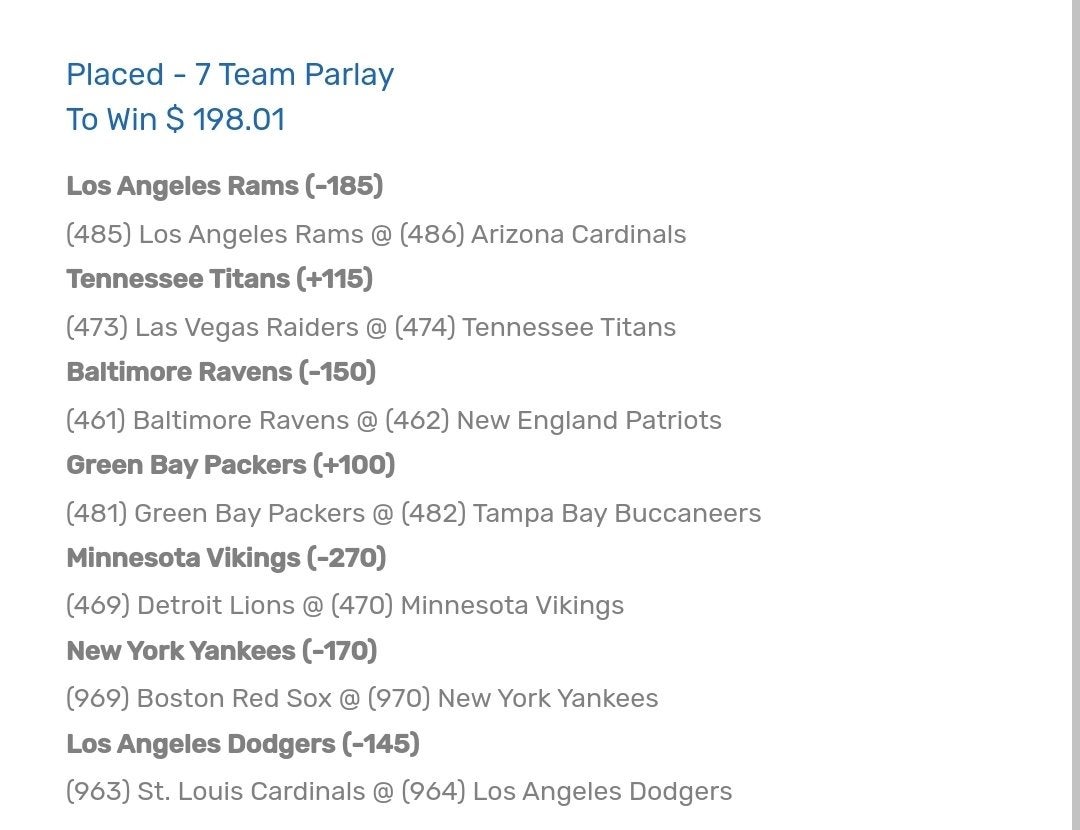 , Just a $5 bet, but I&#8217;m proud of my nice little parlay here. It&#8217;s the biggest one I&#8217;ve ever hit! : gambling &#8211; uBetMobile.com