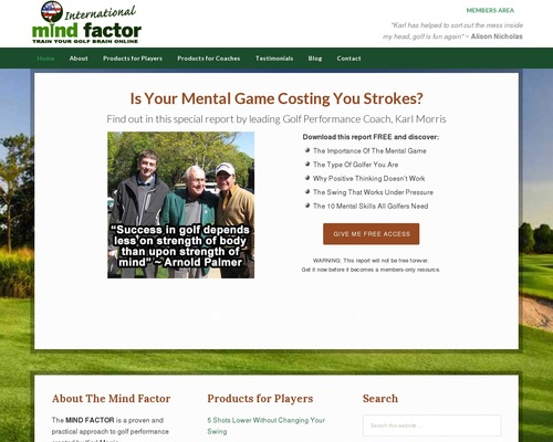 Karl Morris Mind Factor &#8211; uBetMobile.com