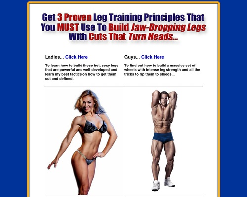 Killer Quads &#8211; Leg Training Program for Men and Women &#8211; uBetMobile.com