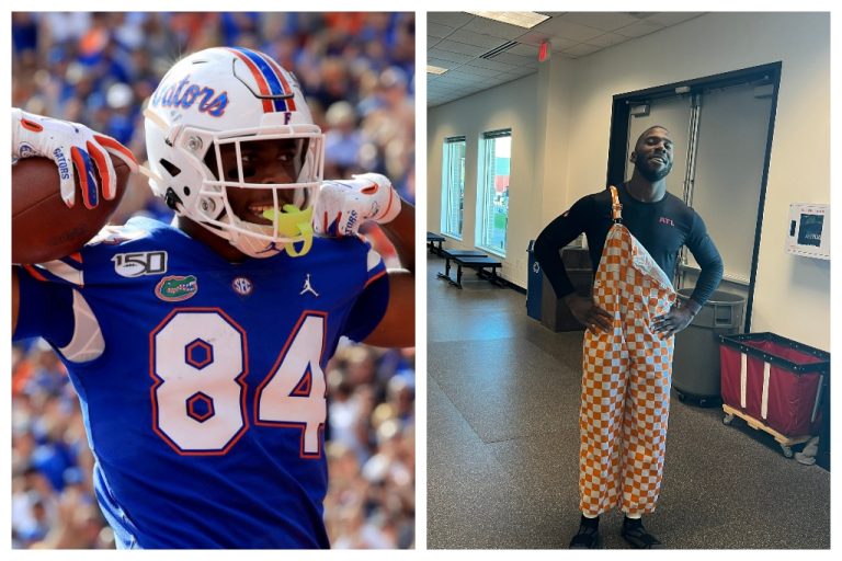 Kyle Pitts Loses Tennessee-Florida Bet, Looks Miserable In Vols Overalls – uBetMobile.com