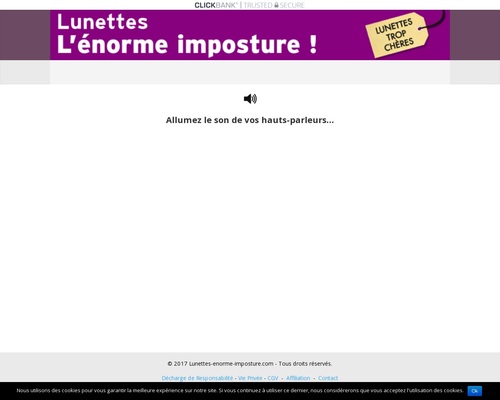 LUNETTES : L&#8217; ENORME IMPOSTURE &#8211; uBetMobile.com