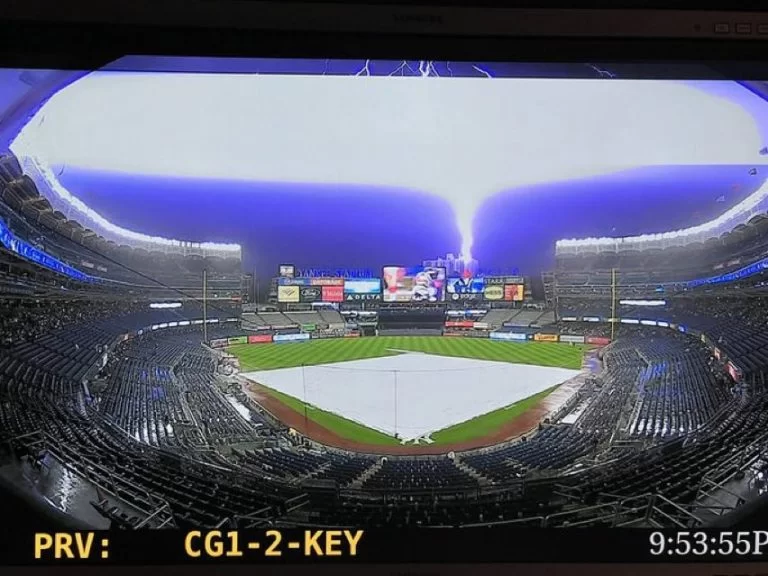 Lightning Strikes Yankee Stadium; Rain Delay Halts Aaron Judge’s Quest To 61 Home Runs – OutKick – uBetMobile.com