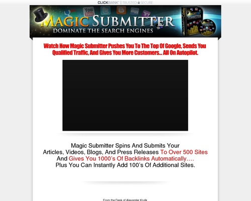 Magic Submitter by Alexandr Krulik &#8211; uBetMobile.com